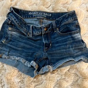 American Eagle Shortie Blue Jean Shorts